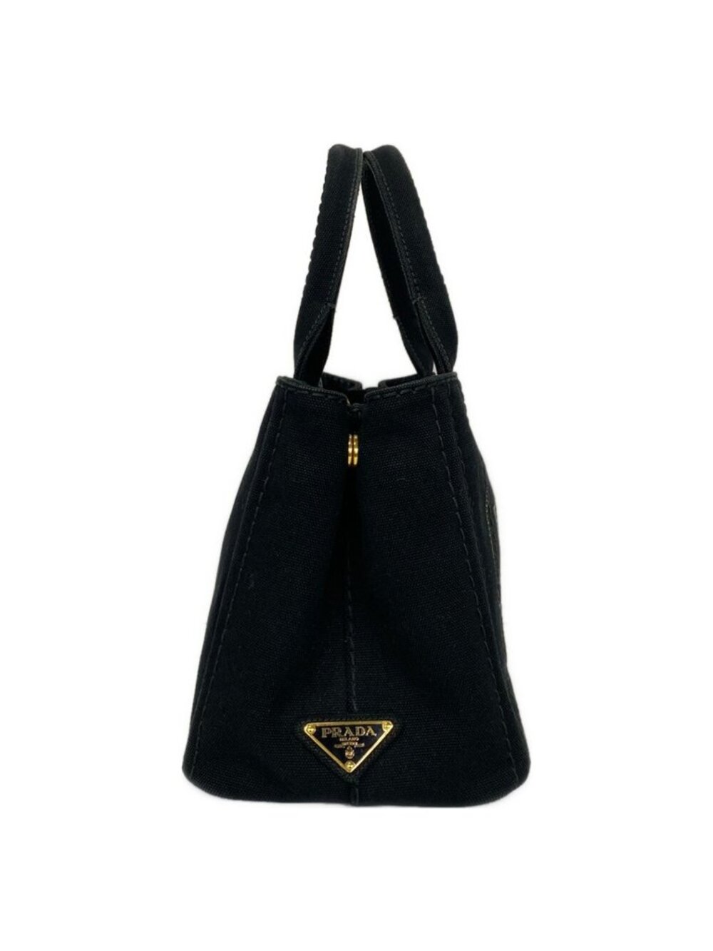 ★SOLD★ Prada Tote Canapa Black - Picture 4 of 10